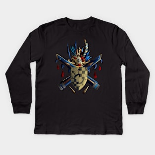 Crest of Dark Blood Templars Kids Long Sleeve T-Shirt